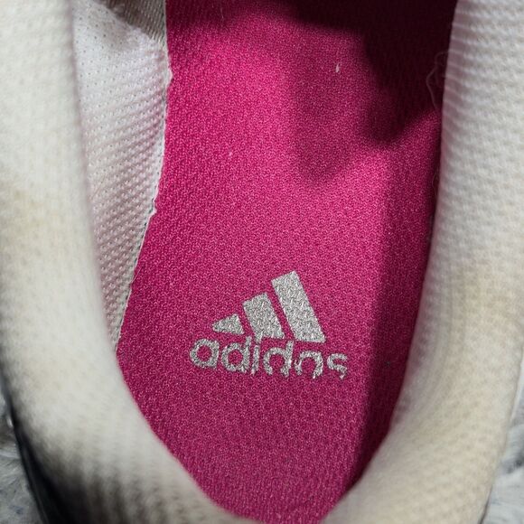 2010 Adidas Womens Size 8 Retro Y2K Style Pink/White Lowtop Casual Athletic Shoe - Picture 8 of 9